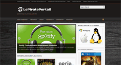 Desktop Screenshot of lepirateportail.net